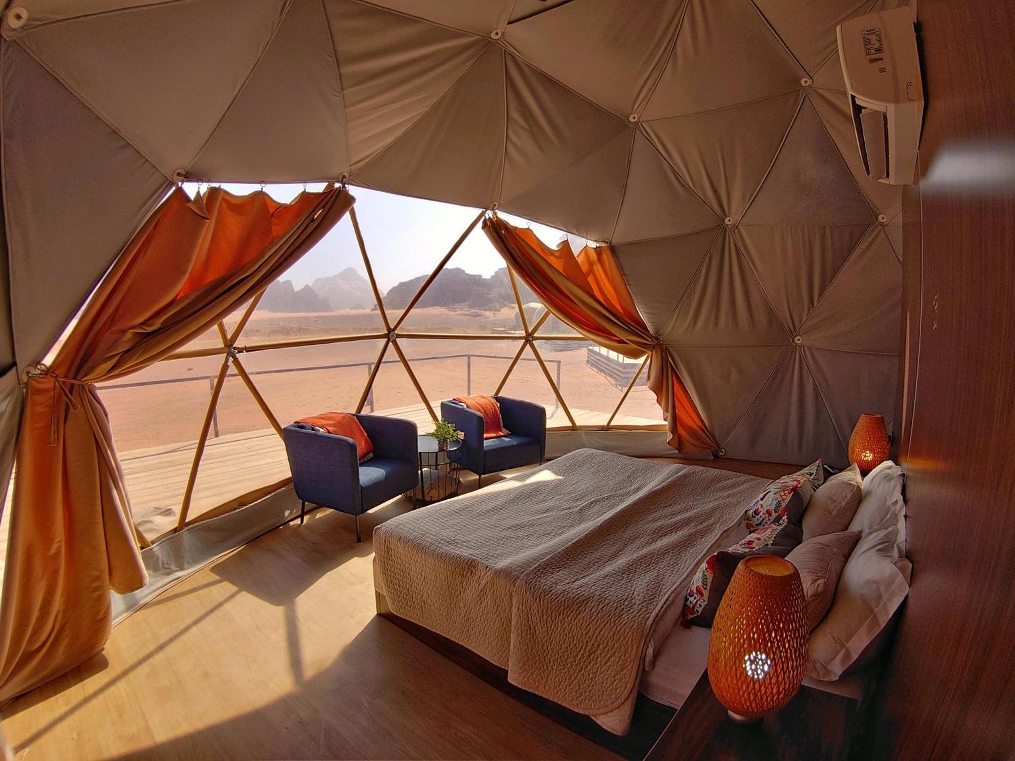 Wadi Rum Mundo Camp Aqaba Eksteriør billede